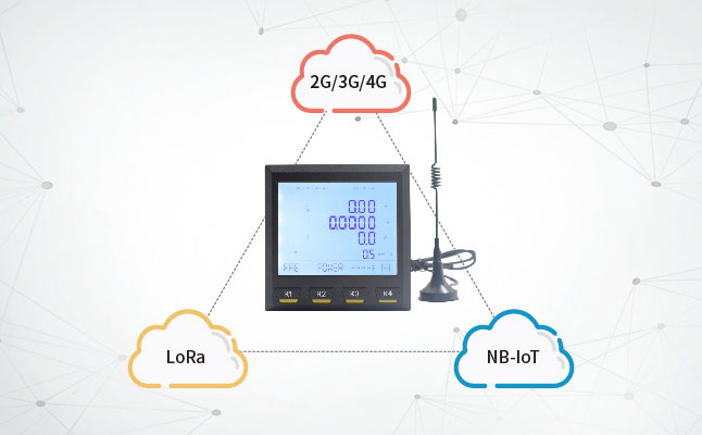Support wireless communication with optional LoRa, NB-IoT, 2G/3G/4G etc